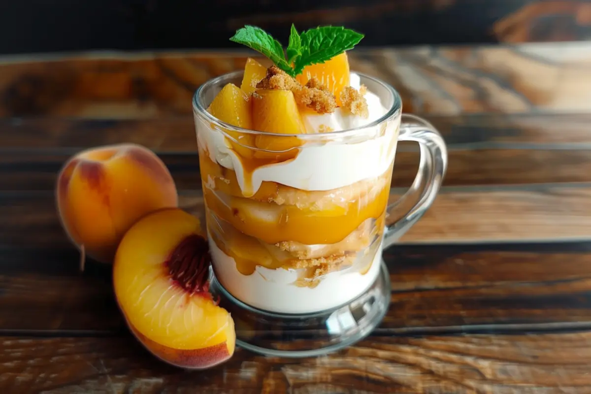 tiramisu aux pêches