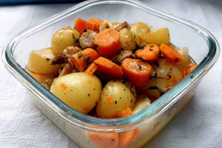 Recette pommes de terre carottes oignons