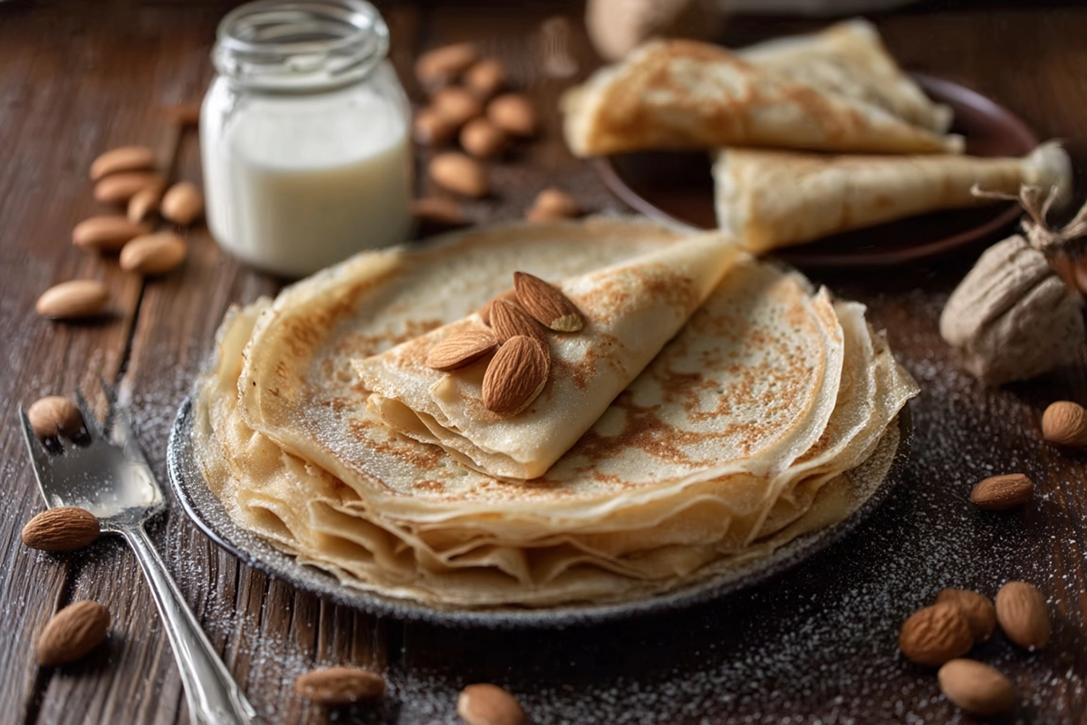 Crêpes au Lait d'Amandes