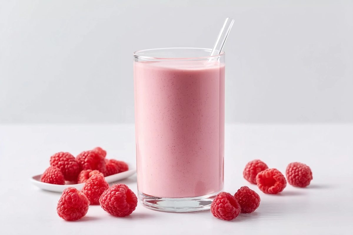 Smoothie aux Fraises et Cerise