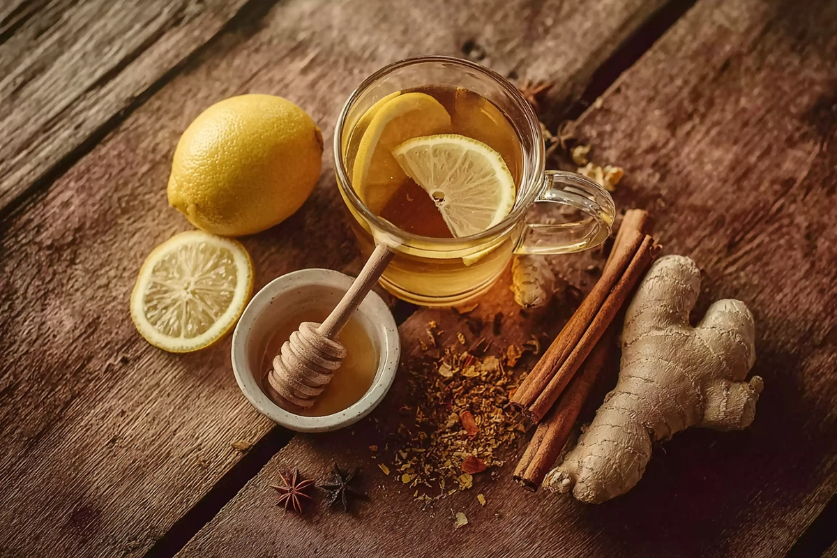 Thé Miel, Citron et Cannelle 5 Thé Miel, Citron et Cannelle