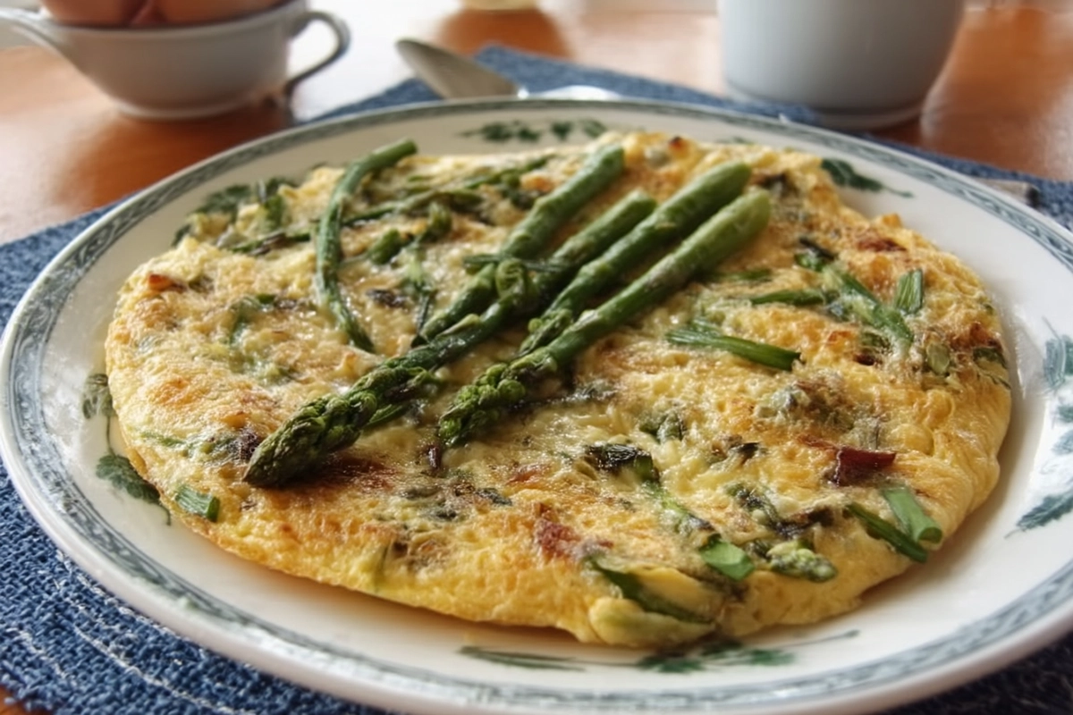 asperges sauvages omelette