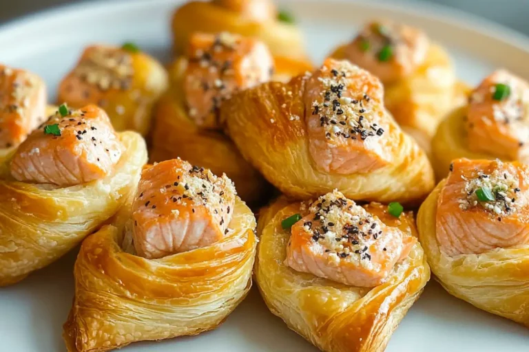 Feuilletés Apéritifs au Saumon