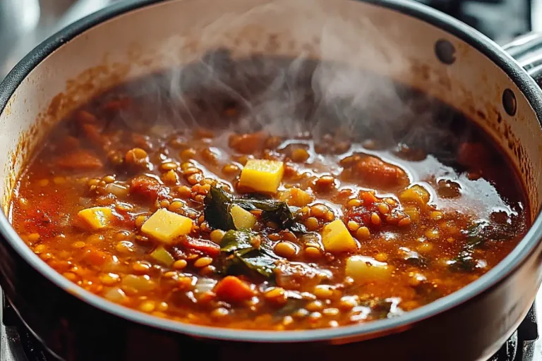 Soupe de lentilles