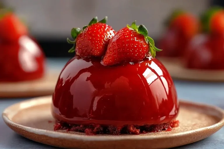 dômes aux fraises