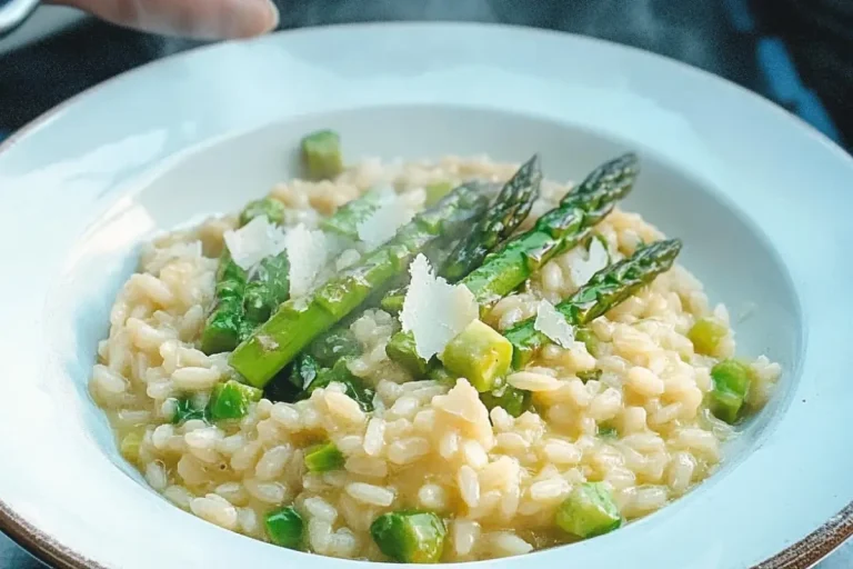 asparagus risotto