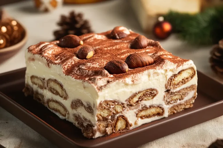 Tiramisu de Noël aux marrons