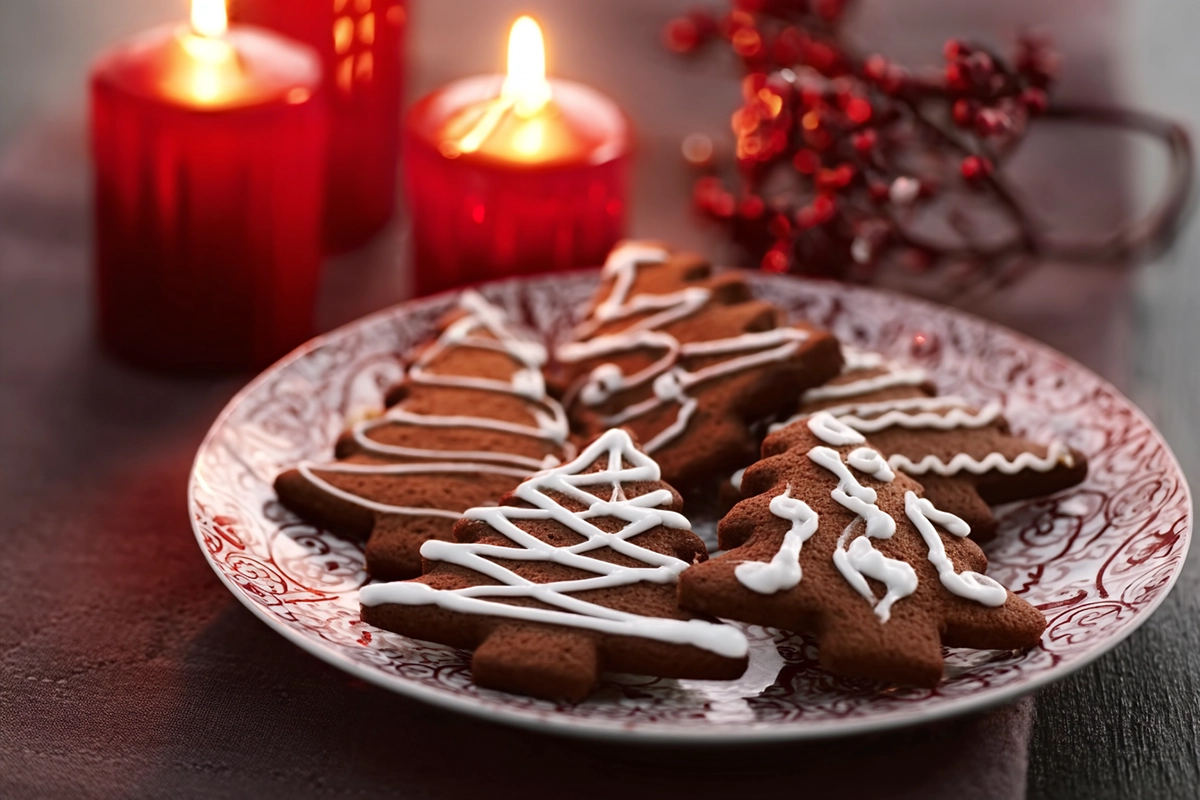 Biscuits de Noël au chocolat 4 Biscuits de Noël au chocolat