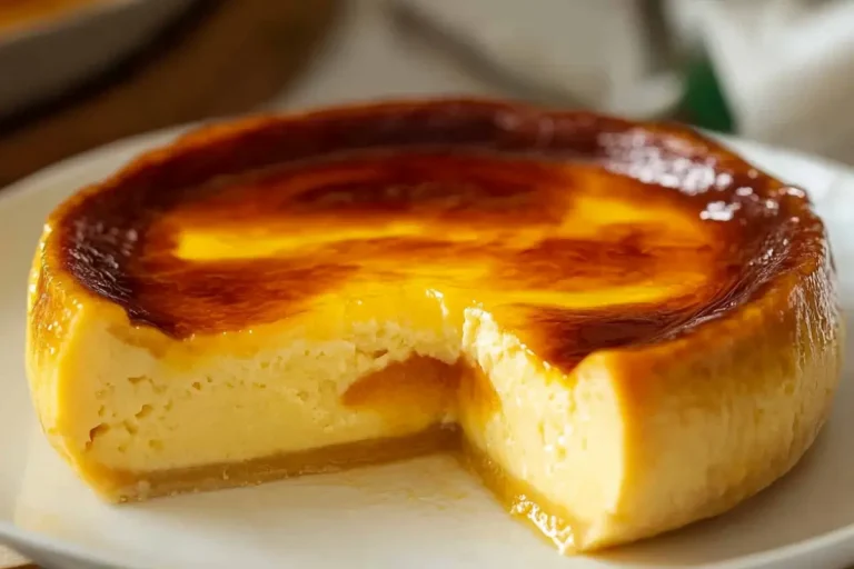 Flan aux abricots