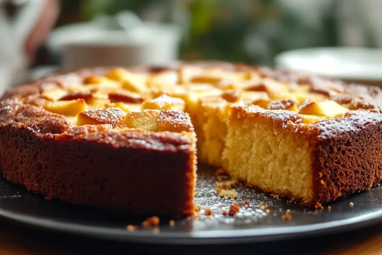 Gâteau moelleux aux pommes