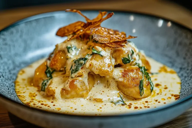 Poulet à la crème de moutarde
