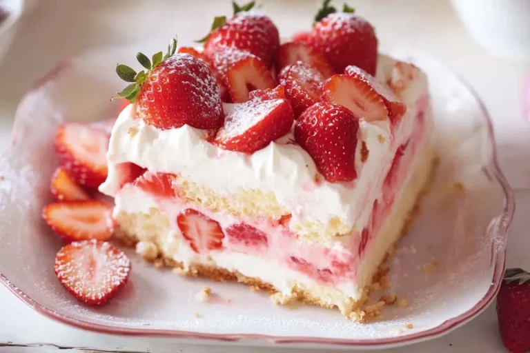 Tiramisu aux fraises