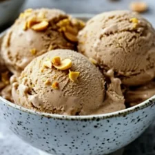 Glace healthy banane cacahuète