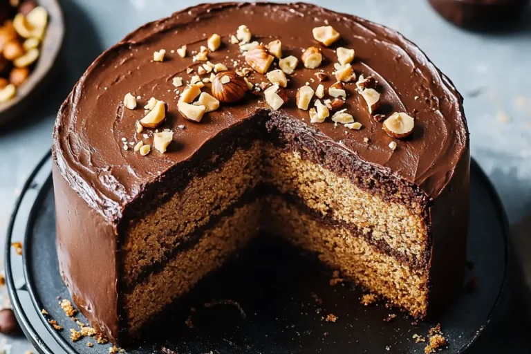 Gâteau noisettes chocolat (sans gluten)