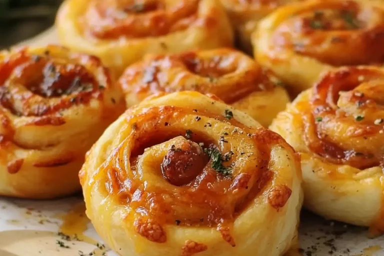 Pizza rolls chèvre miel
