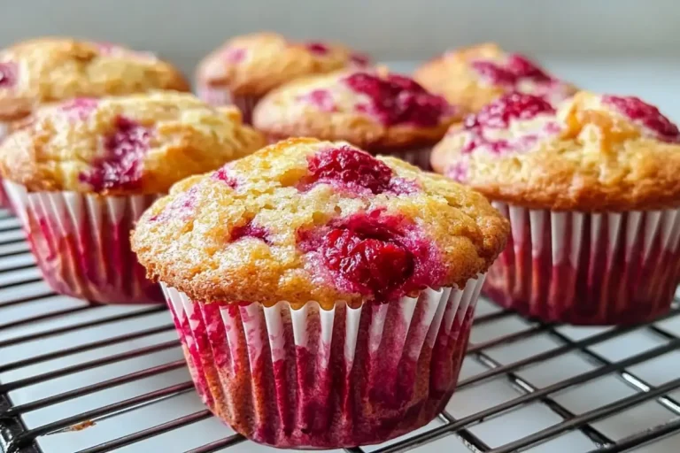 Muffins aux framboises