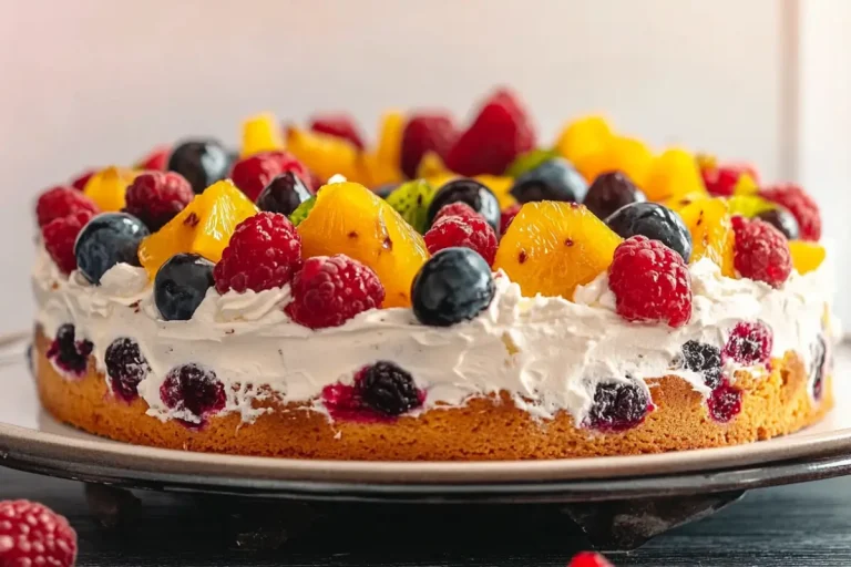 Cake aux fruits d’été