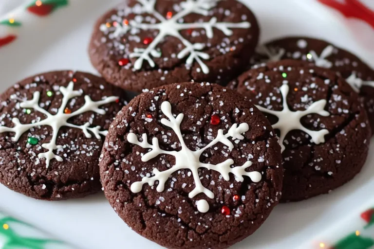 Biscuits de Noël au chocolat