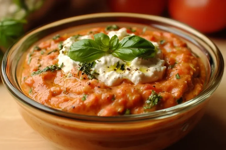 Sauce poivrons grillés et ricotta