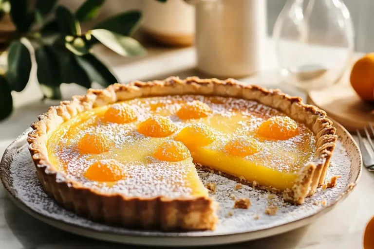 Tarte à la brousse et clémentine corse