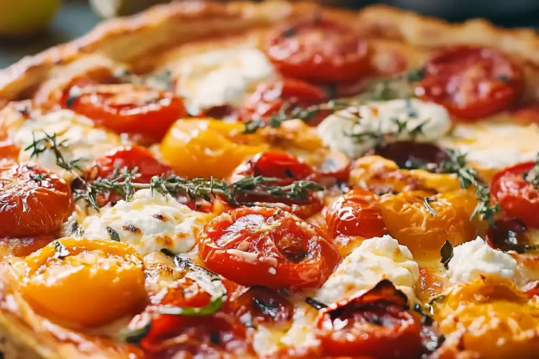 Tarte rustique tomate ricotta