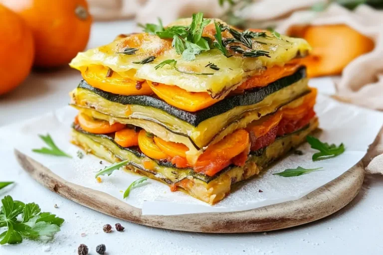 Millefeuille de légumes d'hiver