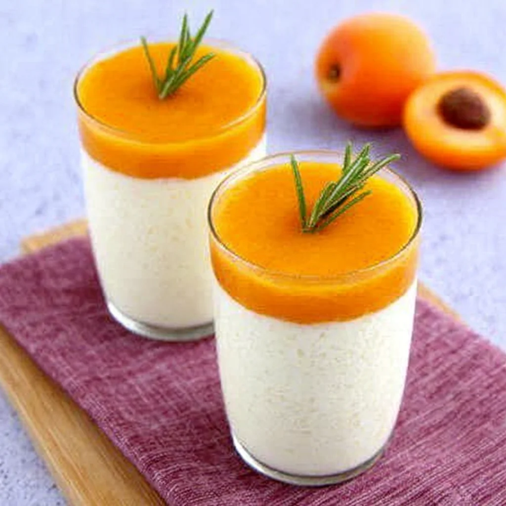 Panna Cotta Légère aux Abricots 6 Panna cotta légère aux abricots1