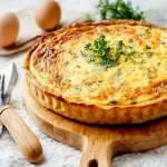 Quiche sans Pâte au Fromage