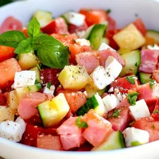 Salade Melon Jambon Cru