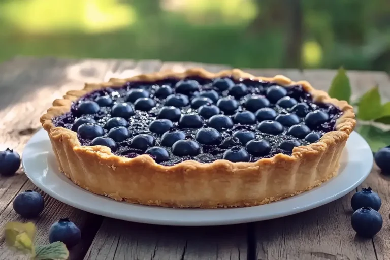 tarte aux myrtilles
