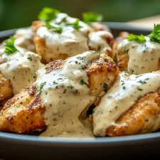 Aiguillettes de Poulet Sauce Crémeuse à l'Ancienne