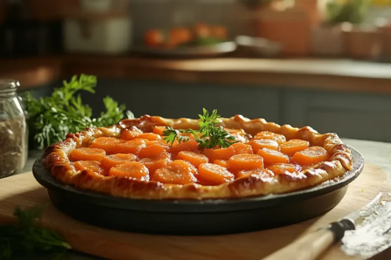 Tarte tatin aux carottes