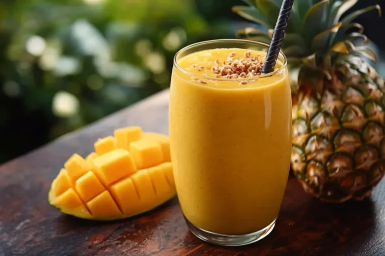 Smoothie Brûle-Graisse Ananas Mangue