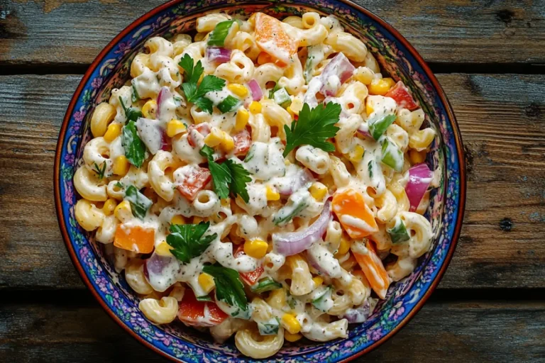 Salade de Macaroni Coloree 1 Salade de Macaroni Colorée