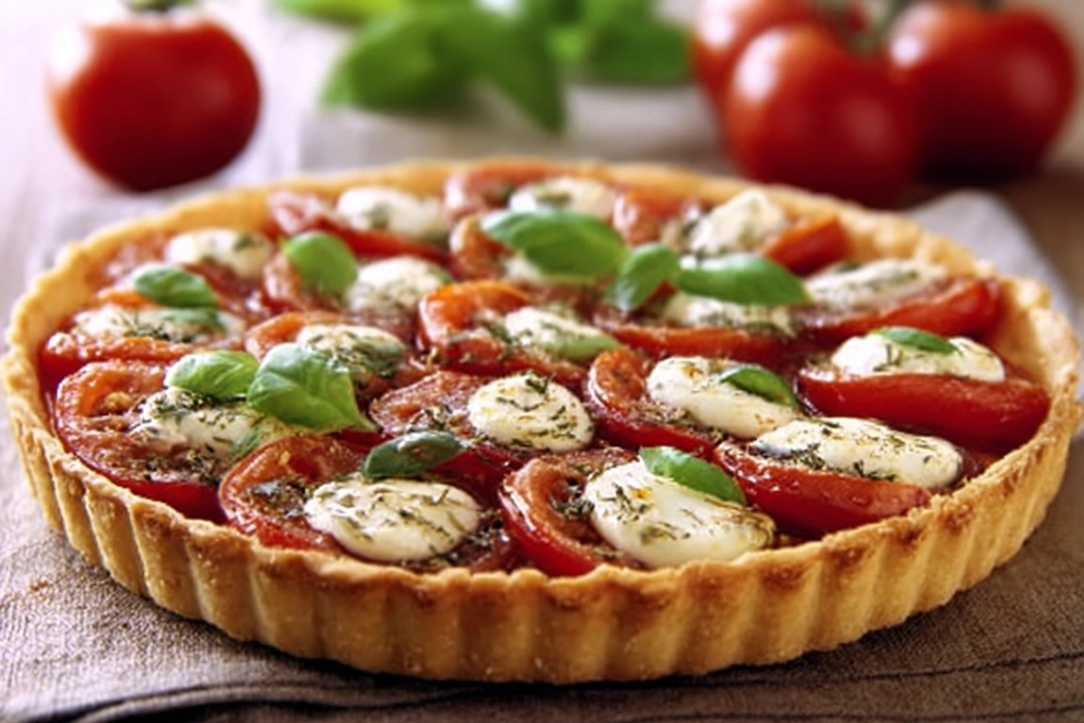 Tarte Tomate Chèvre Miel