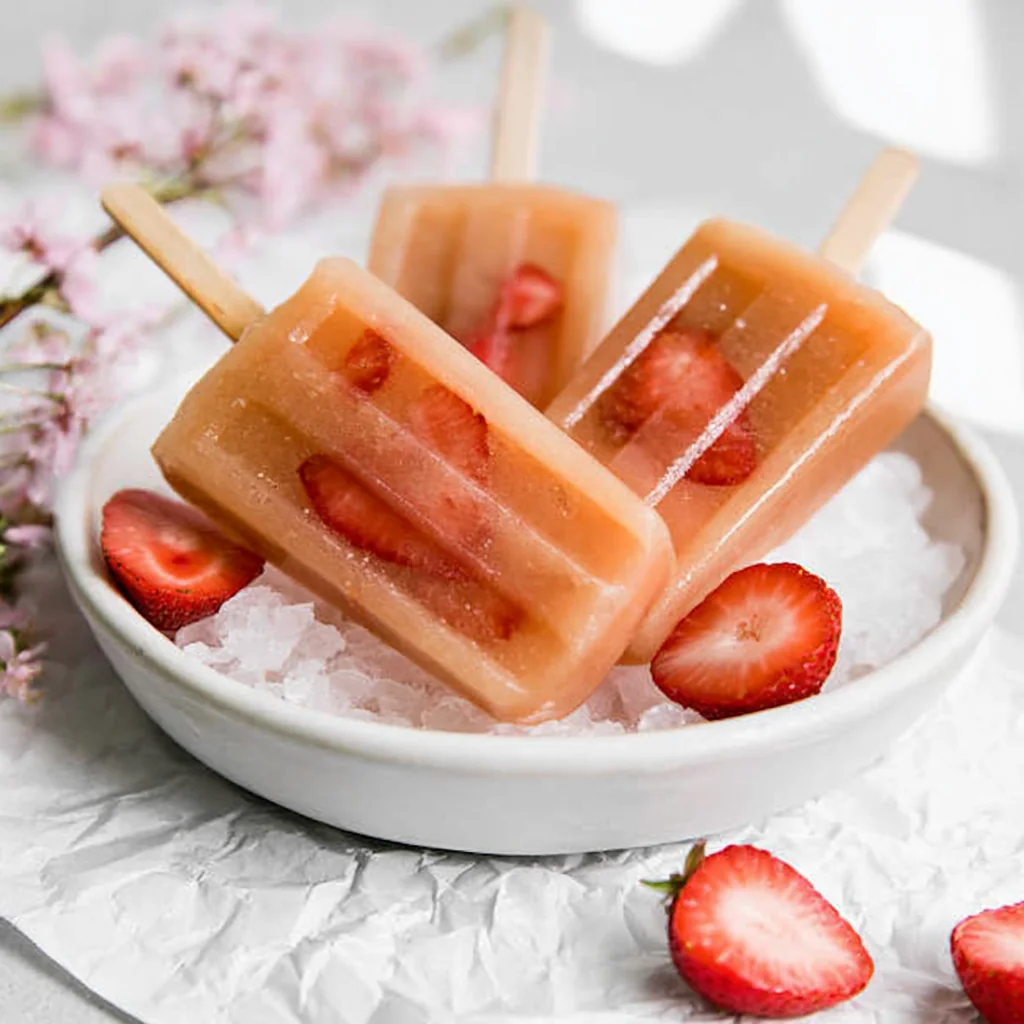 Batonnets glacés de compote de pomme