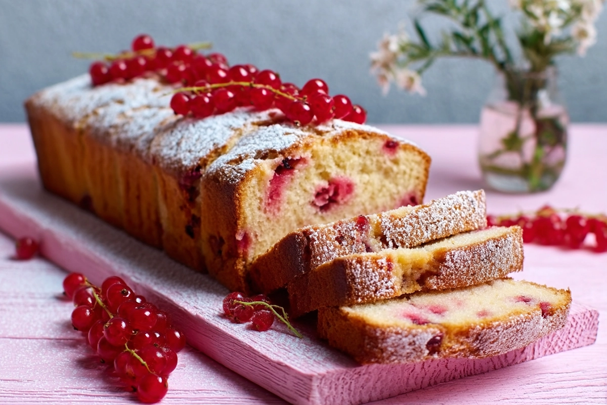 Gâteau au yaourt et à la groseille