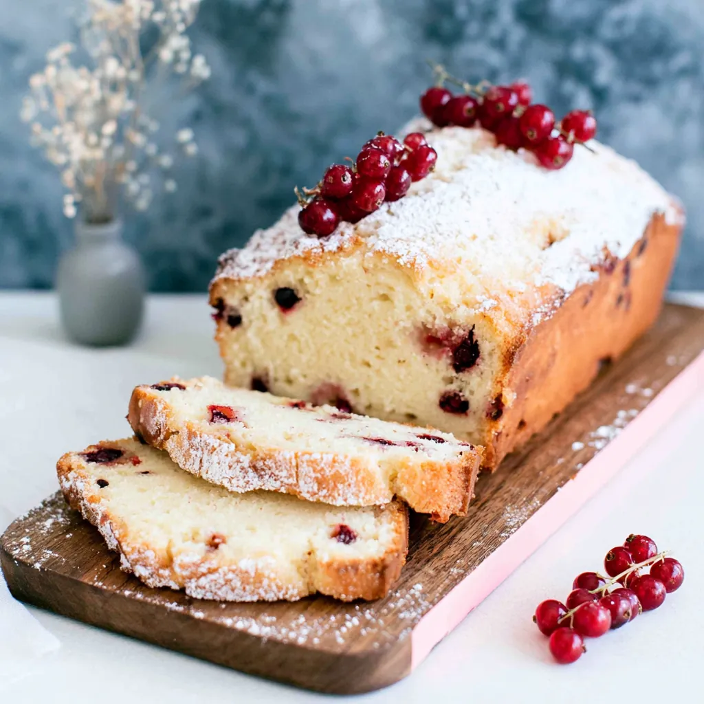 Gâteau au yaourt et groseilles 6 Gâteau au yaourt et groseilles
