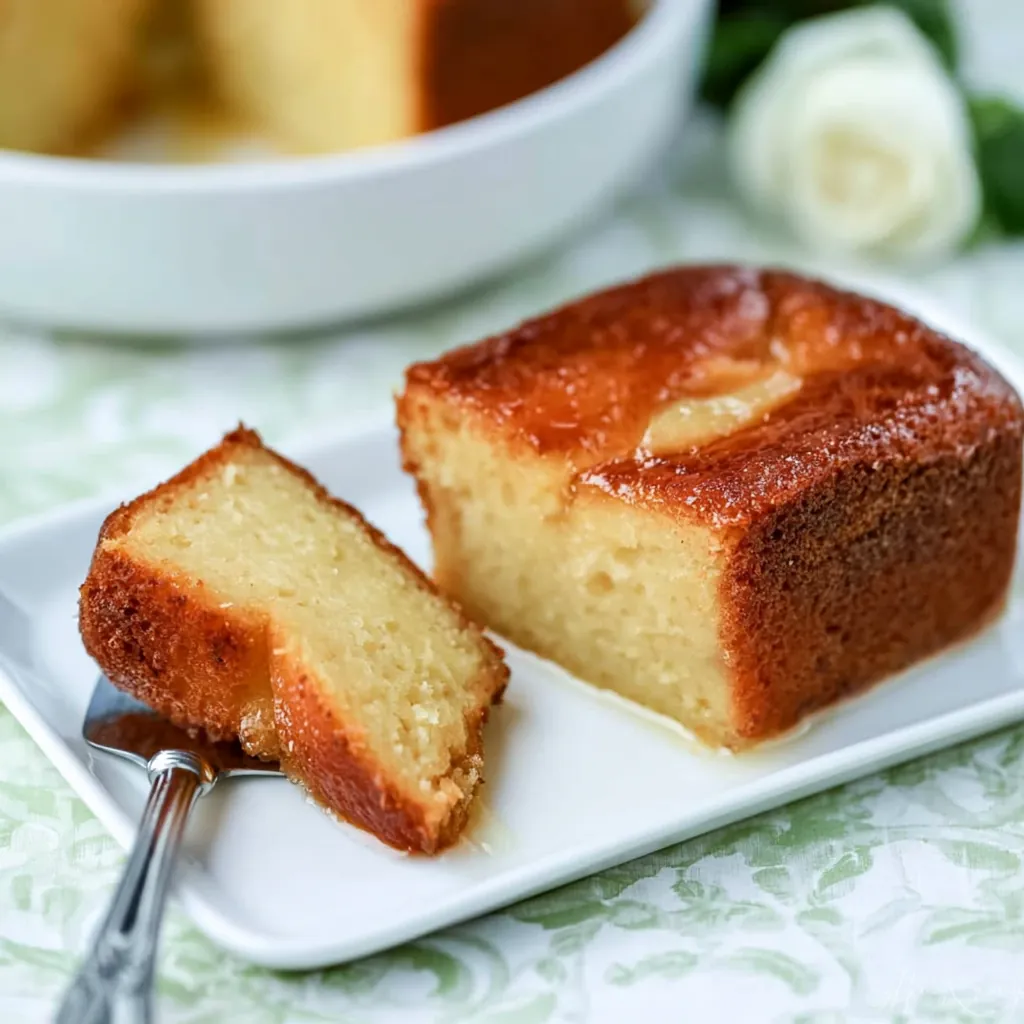 Gâteau moelleux aux poires