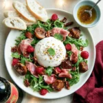 Salade aux figues rôties et à la burrata