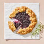 Tarte rustique aux myrtilles