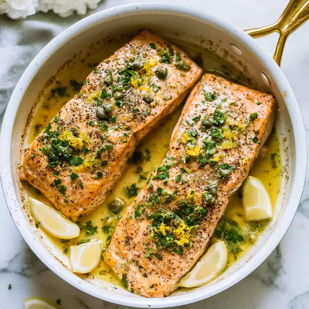 Saumon façon meunière