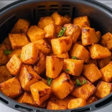 Recette de cubes de patate douce à la friteuse à air