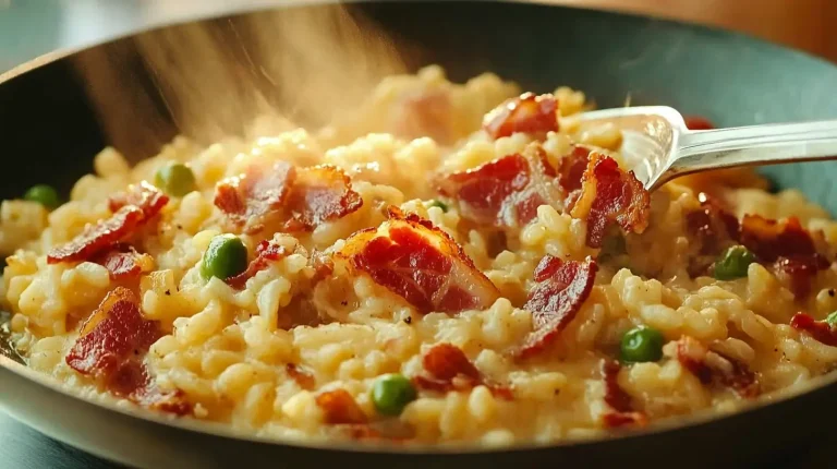 bacon risotto