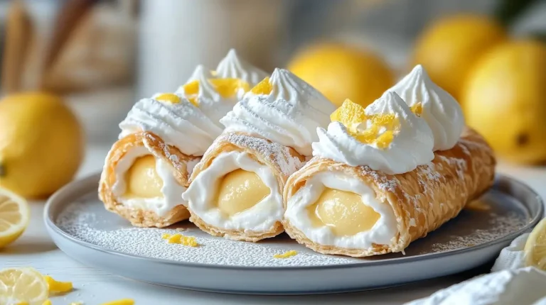 Tarte Au Citron Meringuée Cannolis
