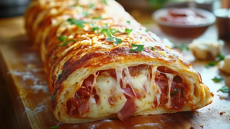 Stromboli italien roulé maison