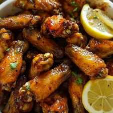 Ailes piquantes au miel, au citron et au poivre
