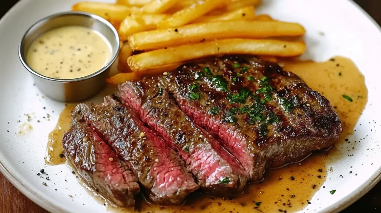 Recette de steak frites