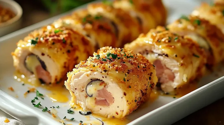Roulés de Poulet Cordon Bleu