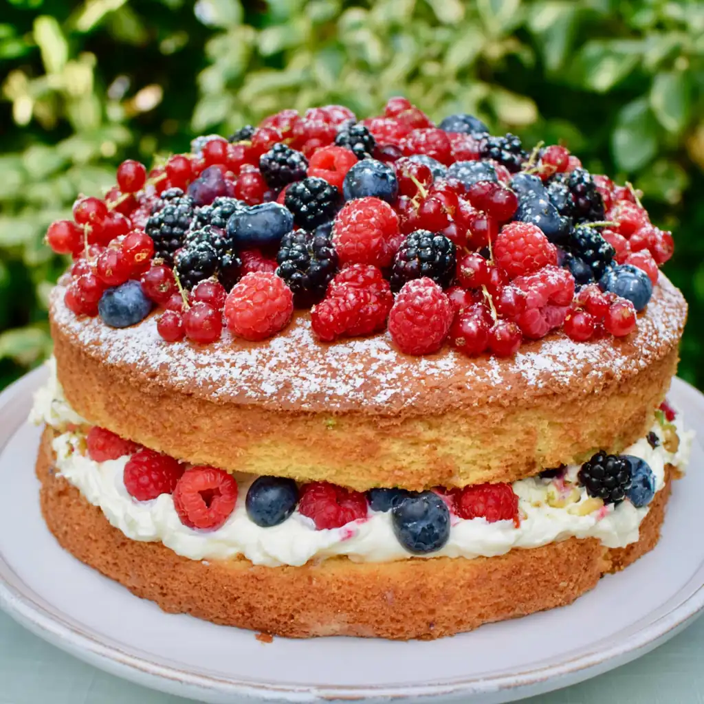 Gâteau aux Fruits Rouges